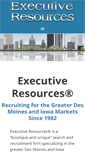 Mobile Screenshot of executiveresources.com